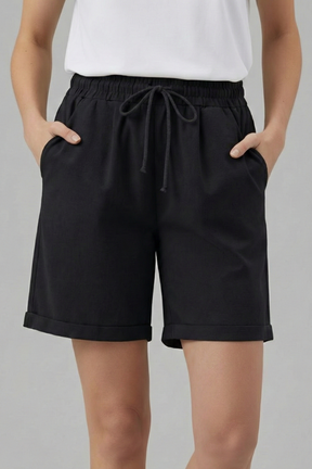 Women’s Shorts con Drawstring cintura y bolsillos laterales