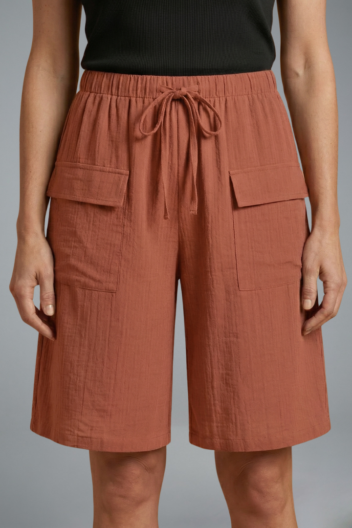 Mujer Shorts con Elasticated cinturilla y Drawstring