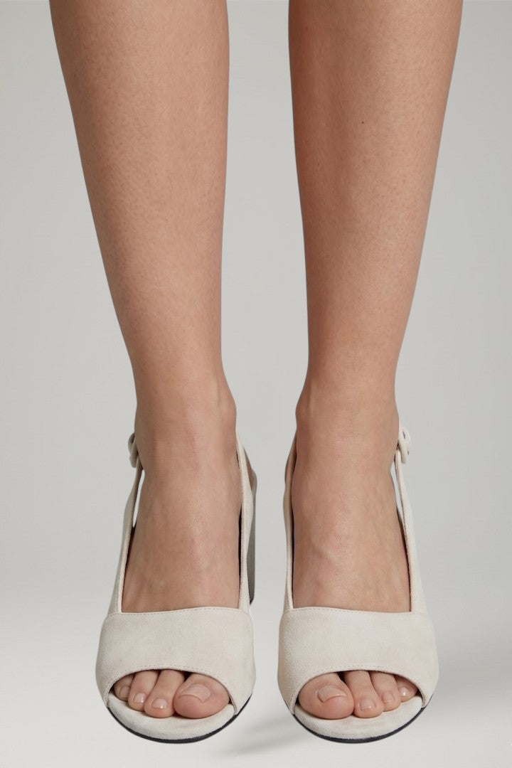 Mujer Slingback Sandalias con Adjustable Strap