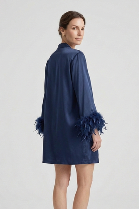 Mujer Three Piece conjunto con Robe y Shorts