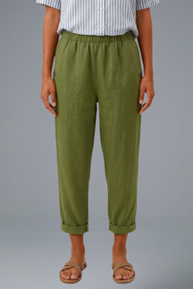 Mujer Pantalón con Elastic cinturilla y bolsillos laterales
