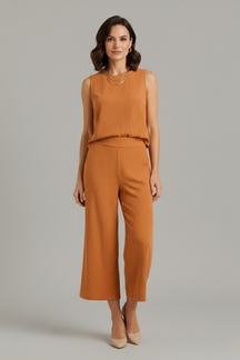 Mujer Two-Piece conjunto con Sin Mangas top y Corto Pantalón