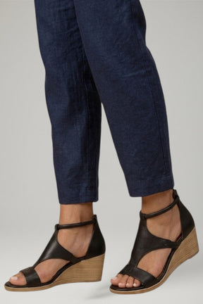 Mujer Wedge Sandalias con T Strap y Cushioned Footbed