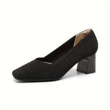 Mujer Orthopaedic Pumps con Tacón Bajo de Bloque for Office Wear