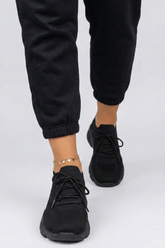 Mujer de Punto Sneakers con con Cordones cierre y Texturizado Sole