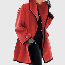 Mujer Largo Tailored Abrigo con Shawl cuello